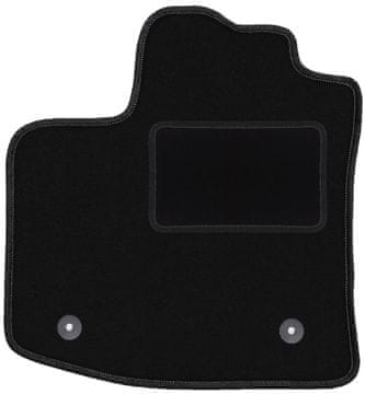 Baršunasti tepih za vozača za: Dacia Dokker monovolumen (2013-) crni