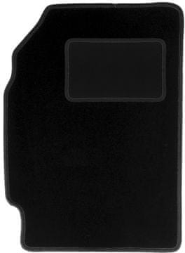 Vozačeva prostirka od velura za: Chevrolet Spark III M300 hatchback (2009.-2015.) crna