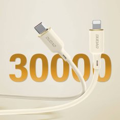 DUDAO Dudao L7SF kabel USB-C na USB-C / Lightning, 100W, 1.2m, bež