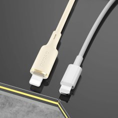 DUDAO Dudao L7SF kabel USB-C na USB-C / Lightning, 100W, 1.2m, bež