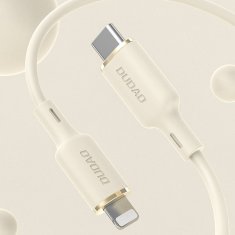 DUDAO Dudao L7SF kabel USB-C na USB-C / Lightning, 100W, 1.2m, bež