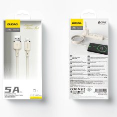 DUDAO Dudao L7SL kabel USB-A na Lightning, 5A, 1m, bež