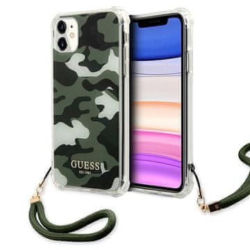 Guess Maskica Guess GUHCN61KSARKA za iPhone 11/Xr 6.1", zelena/khaki Camo