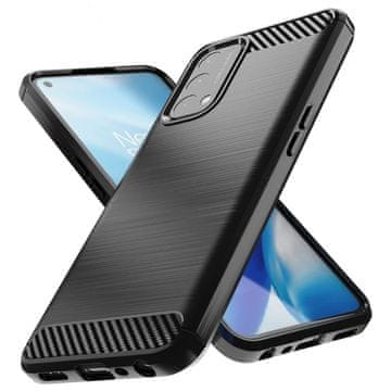 Carbon Carbon Case fleksibilna maska za OnePlus Nord N200 5G crna
