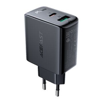 AceFast Acefast zidni punjač USB Type C / USB 32W, PPS, PD, QC 3.0, AFC, FCP crni (A5)