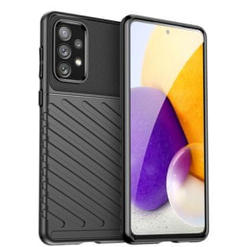 Case Hurtel Thunder Case fleksibilna oklopna futrola za Samsung Galaxy A73 crna