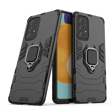 Ring Ring Armor robusna hibridna futrola + magnetni držač za Samsung Galaxy A73 crna