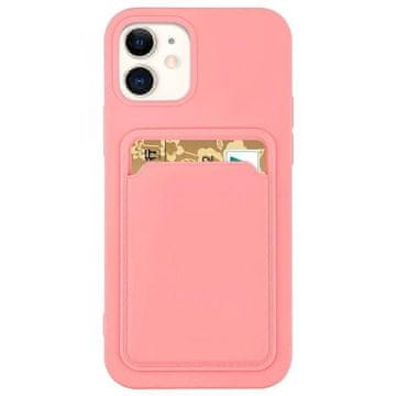 Case Hurtel Card Case silikonska torbica s utorom za karticu za Samsung Galaxy A73, roza
