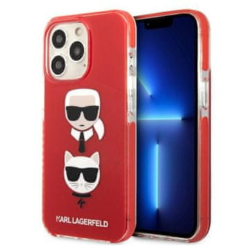 Karl Lagerfeld Karl Lagerfeld Karl&Choupette Head futrola za iPhone 13 Pro / 13 - Crvena