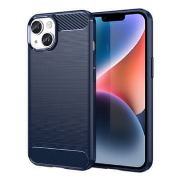 Carbon Hurtel Carbon maska za iPhone 14 - plava