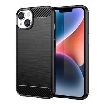 Carbon Hurtel Carbon maska za iPhone 14 Plus - crna