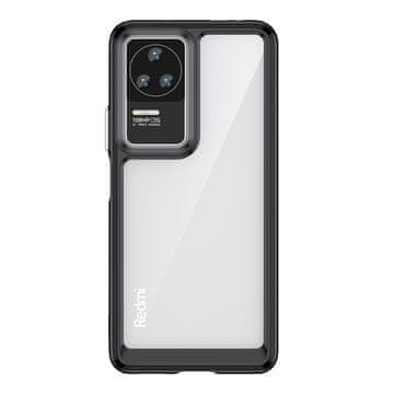slomart Futrola Outer Space Case za Xiaomi Poco F4 5G s fleksibilnim okvirom, crna