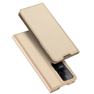 DUX Dux Ducis Dux Ducis Skin Pro Flip futrola za Xiaomi Poco F4 5G, zlatna