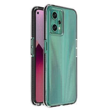 Spring Hurtel Spring Case za Realme 9 Pro, silikonska maska s okvirom, crna