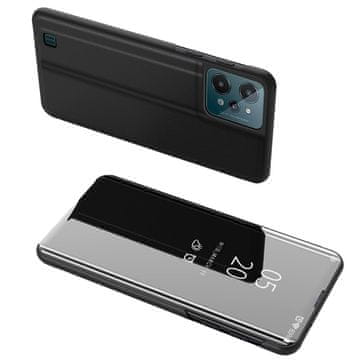 Clear Hurtel Clear View Case futrola za Realme C31 Flip, crna