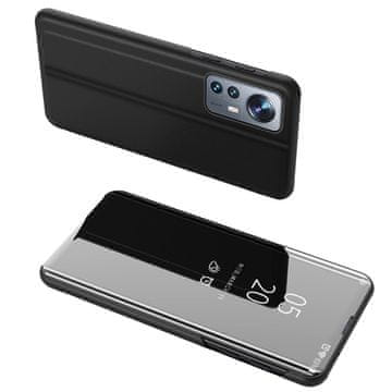Clear Hurtel Clear View Case futrola za Xiaomi 12 Lite s preklopom, crna