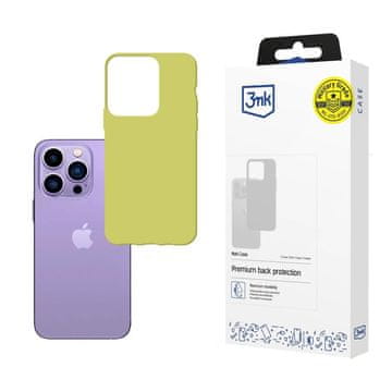 Case 3mk Matt maska za iPhone 14 Pro Max - boja limete