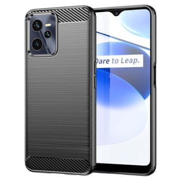 Carbon Carbon etui za Realme C35 - crni