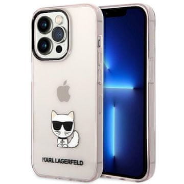 Karl Lagerfeld Karl Lagerfeld futrola za iPhone 14 Pro Choupette Body, roza