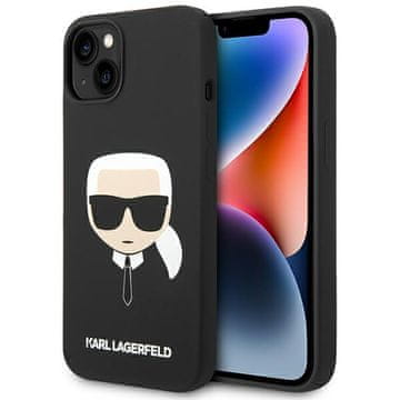 Karl Lagerfeld Karl Lagerfeld Silicone Karl's Head maska za iPhone 14 Plus (6.7"), crna