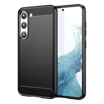 Carbon Carbon Case maska za Samsung Galaxy S23+, crna