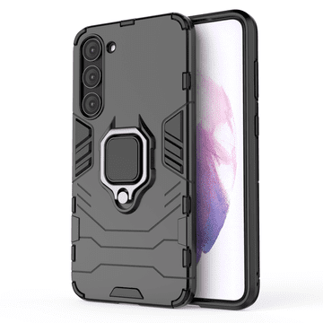 Ring Ring Armor oklopna maska s prstenom za Samsung Galaxy S23+ - crna