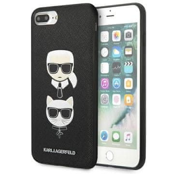Karl Lagerfeld Tvrda futrola za iPhone 7 Plus, saffiano crna