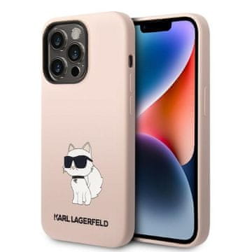 Karl Lagerfeld Karl Lagerfeld Silicone Choupette futrola za iPhone 14 Pro 6.1" roza