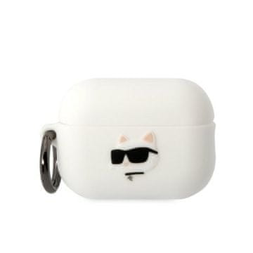 Karl Lagerfeld Karl Lagerfeld futrola za AirPods Pro 2 Silicone Choupette Head 3D, bijela