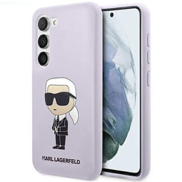 Karl Lagerfeld Karl Lagerfeld futrola za Samsung S23+ Silicone Ikonik Karl, ljubičasta