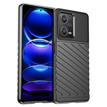 Case Thunder Case futrola za Xiaomi Redmi Note 12 Pro+ (silikon, crna)
