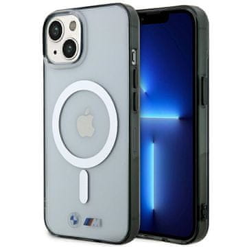 Bmw prozirna tvrda MagSafe srebrna prstenasta maskica za iPhone 14