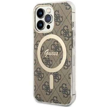 Guess Futrola za iPhone 13 Pro Hardcase 4G MagSafe smeđa