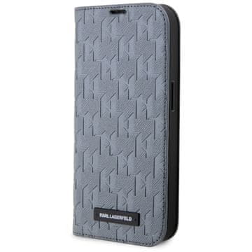 Karl Lagerfeld Karl Lagerfeld Saffiano Monogram futrola-novčanik za iPhone 14 6.1"