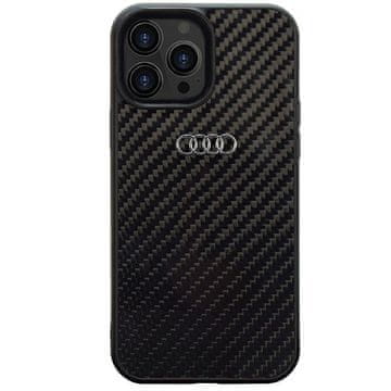 Audi Futrola za iPhone 14 Pro Max od karbonskih vlakana, crna