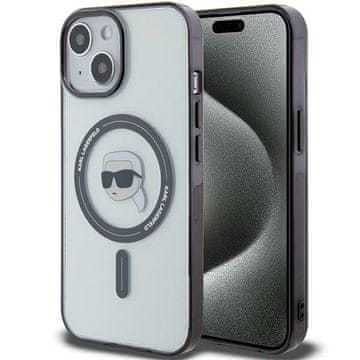 Karl Lagerfeld Karl Lagerfeld KLHMP15MHKHNOTK maska za iPhone 15 Plus (6.7") - prozirna, MagSafe