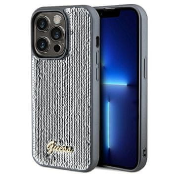 Guess Guess torbica Sequin Script Metal za iPhone 14 Pro Max - srebrna