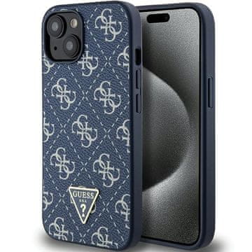 Guess Guess 4G Triangle Metal Logo maska za iPhone 15 Plus / 14 Plus - plava