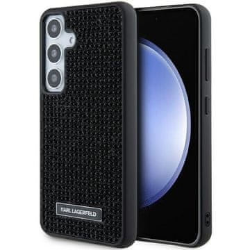 Karl Lagerfeld Karl Lagerfeld Rhinestone Metal Logo futrola za Samsung Galaxy S24+ - crna