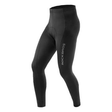 ROCKBROS Prozračne biciklističke hlače Rockbros RK2004XL s umetkom XL - crna