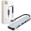 HUB Adapter Tech-Protect V4 6u1 USB-C: USB-A 3.0 / USB-A 2.0 / USB-C / HDMI / Čitač kartica