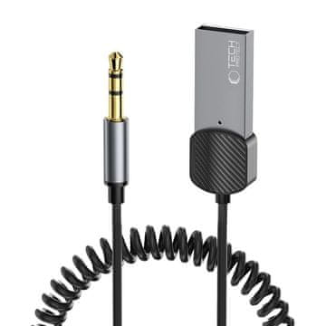 Tech-protect AUX audio adapter mini priključak 3,5 mm (muški) - Bluetooth - sivi