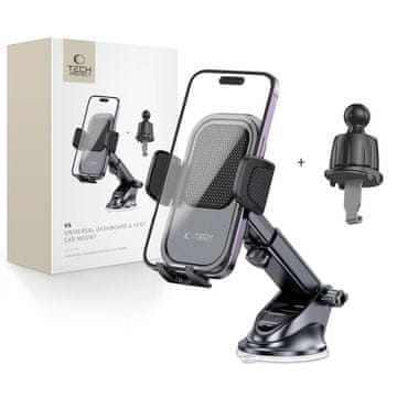 Tech-protect Tech-Protect V6 auto držač za nadzornu ploču/ventilaciju - crni
