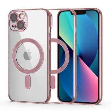 Tech-protect Tech-Protect MagShine Line MagSafe maska iPhone 13 - roza