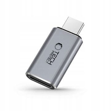 Tech-protect Tech-Protect UltraBoost USB-C (M) na Lightning (Ž) adapter, Siva
