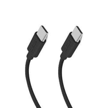SBS SBS kabel USB-C - USB-C 1.5m 60W pleteni - crni
