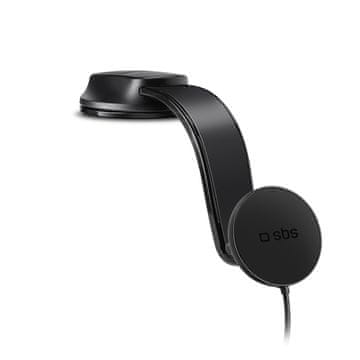slomart Držač za mobitel SBS TESUPPMAG15W21, indukcijski punjač 15W, MagSafe, crni