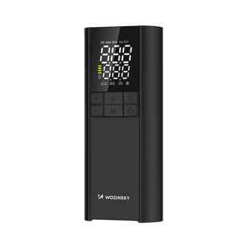 WOZINSKY Wozinsky WPEP-8000 kompresor, električna pumpa, 8000mAh power bank, svjetiljka - crna