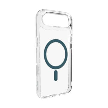 Puro Puro Lite Mag maska za iPhone 17 Air - prozirna s tirkiznim prstenom