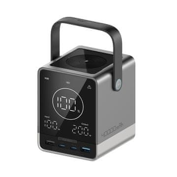 slomart Cuktech Powerbank 300W 40000mAh s bežičnim punjenjem 2x USB-C + 2x USB-A - crna